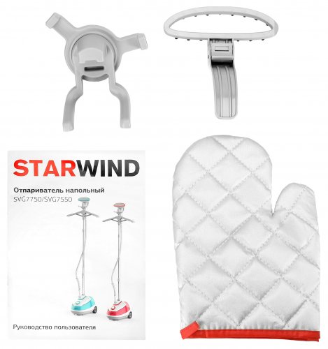 Отпариватель напольный Starwind SVG7550 1800Вт белый/бирюзовый фото 12