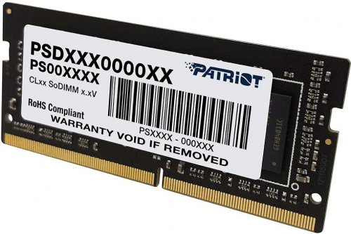 Память DDR4 16Gb 2666MHz Patriot PSD416G266681S Signature RTL PC4-21300 CL19 SO-DIMM 260-pin 1.2В фото 4