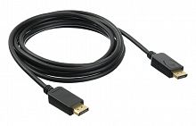Кабель аудио-видео Buro V.1.2 DisplayPort (m)/DisplayPort (m) 2м. Позолоченные контакты черный (BHP 