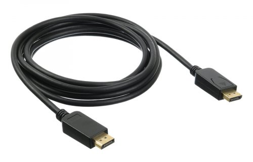 Кабель аудио-видео Buro V.1.2 DisplayPort (m)/DisplayPort (m) 2м. Позолоченные контакты черный (BHP 