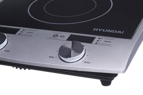 Плита Индукционная Hyundai HYC-0103 серебристый/черный стеклокерамика (настольная) фото 10