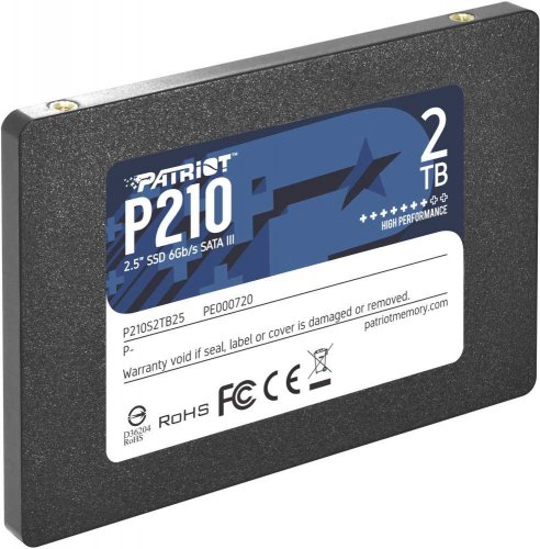 Накопитель SSD Patriot SATA III 2Tb P210S2TB25 P210 2.5" фото 3