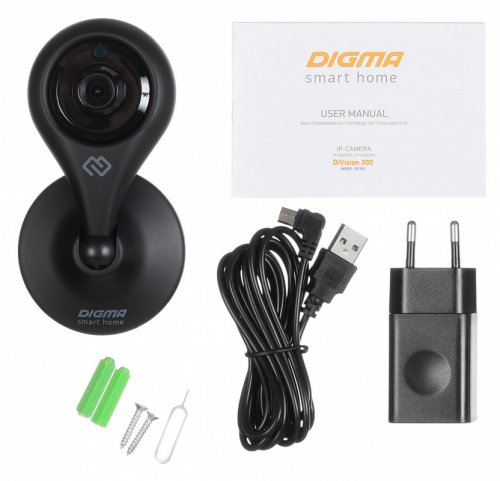 Камера видеонаблюдения IP Digma DiVision 300 3.6-3.6мм цв. корп.:черный/черный (DV300) фото 8
