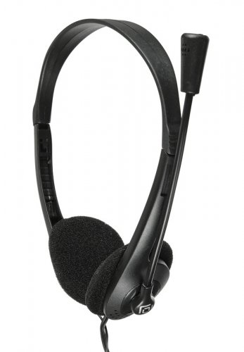 Наушники с микрофоном Оклик HS-M143VB черный 1.8м накладные оголовье (JD900) фото 5
