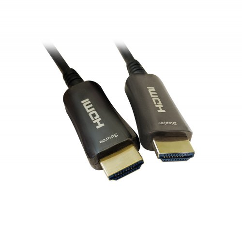 Кабель аудио-видео Digma HDMI 2.0 AOC HDMI (m)/HDMI (m) 10м. Позолоченные контакты черный (BHP AOC 2 фото 2