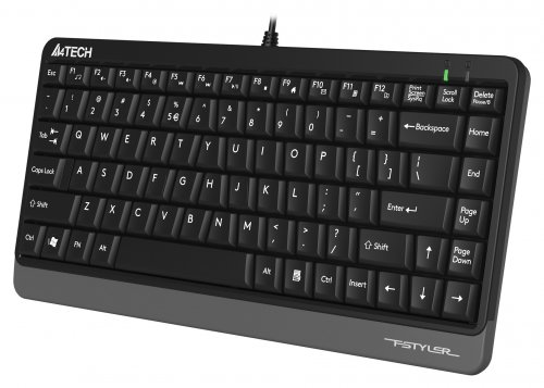 Клавиатура A4Tech Fstyler FKS11 черный/серый USB фото 3