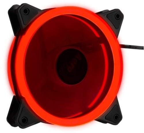 Вентилятор Aerocool Rev Red 120x120mm 3-pin 15dB 153gr LED Ret фото 3