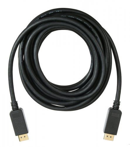 Кабель аудио-видео Buro v 1.2 DisplayPort (m)/DisplayPort (m) 5м. Позолоченные контакты черный (BHP  фото 4