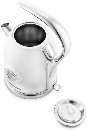 Чайник электрический Kitfort КТ-694-1 1.7л. 2200Вт белый (корпус: нержавеющая сталь) фото 2