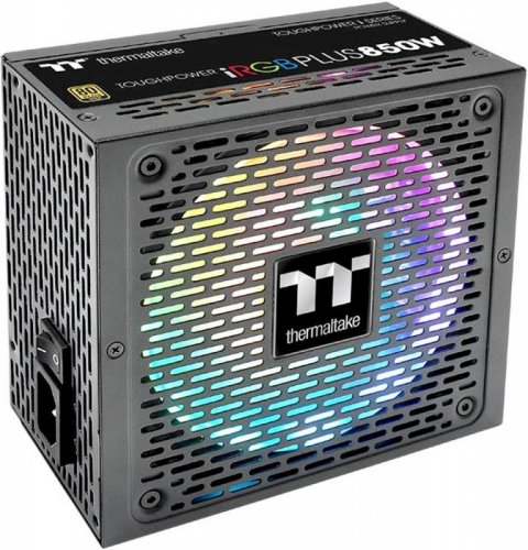 Блок питания Thermaltake ATX 850W Toughpower iRGB Plus 80+ gold (24+4+4pin) APFC 140mm fan color LED фото 4