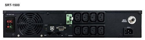 Источник бесперебойного питания Powercom Smart King RT SRT-2000A LCD 1800Вт 2000ВА черный фото 4