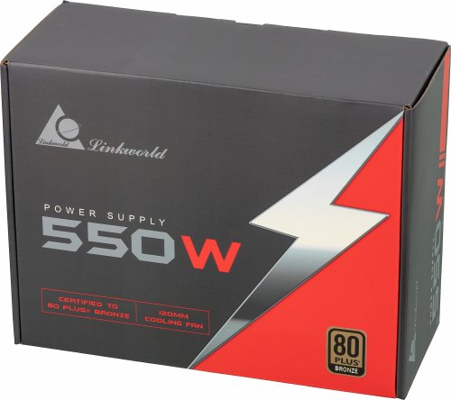 Блок питания LinkWorld ATX 550W LW-550B 80+ bronze (24+4+4pin) APFC 120mm fan 5xSATA RTL фото 6