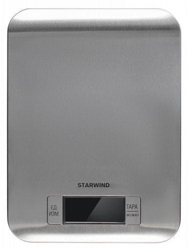 Весы кухонные электронные Starwind SSK6673 макс.вес:5кг серебристый фото 16