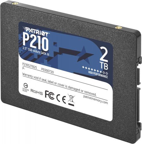 Накопитель SSD Patriot SATA III 2Tb P210S2TB25 P210 2.5" фото 2