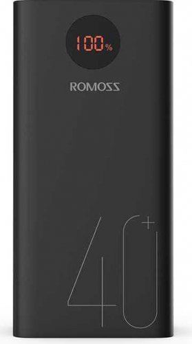Мобильный аккумулятор Romoss PEA40 40000mAh 3A QC 2xUSB черный