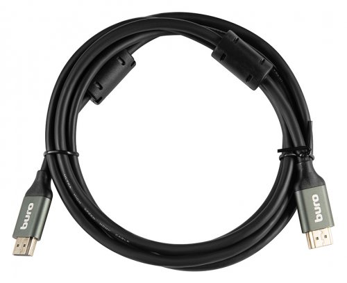 Кабель аудио-видео Buro HDMI (m)/HDMI (m) 2м. феррит.кольца Позолоченные контакты черный (BHP-HDMI-2 фото 3