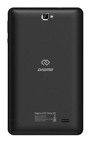 Планшет Digma CITI Octa 80 SC9863 (1.6) 8C RAM4Gb ROM64Gb 8" IPS 1920x1200 3G 4G Android 9.0 черный  фото 3