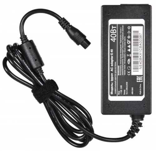 Блок питания Ippon E40 автоматический 40W 18.5V-20V 11-connectors 0.7A от бытовой электросети LED ин фото 2