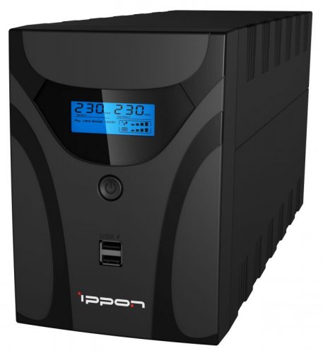 Источник бесперебойного питания Ippon Smart Power Pro II Euro 1600 960Вт 1600ВА черный фото 4