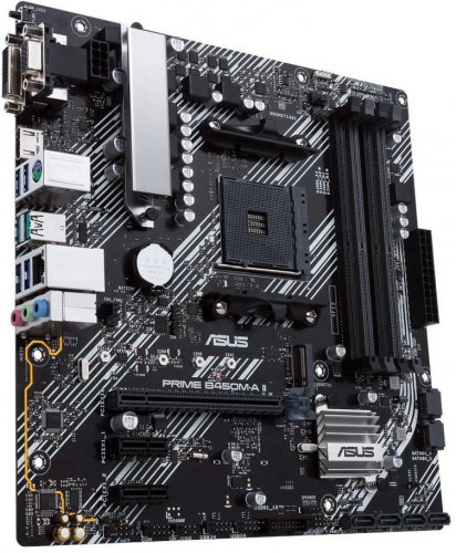 Материнская плата Asus PRIME B450M-A II Soc-AM4 AMD B450 4xDDR4 mATX AC`97 8ch(7.1) GbLAN RAID+VGA+D фото 4