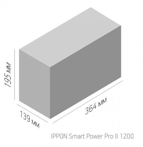 Источник бесперебойного питания Ippon Smart Power Pro II 1200 720Вт 1200ВА черный фото 4