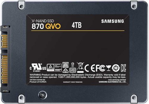 Накопитель SSD Samsung SATA III 4Tb MZ-77Q4T0BW 870 QVO 2.5" фото 2