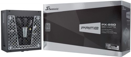 Блок питания Seasonic ATX 850W PRIME PX-850 80+ platinum 24+2x(4+4) pin 135mm fan 14xSATA Cab Manag  фото 9