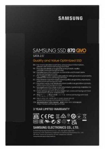 Накопитель SSD Samsung SATA III 2Tb MZ-77Q2T0BW 870 QVO 2.5" фото 7