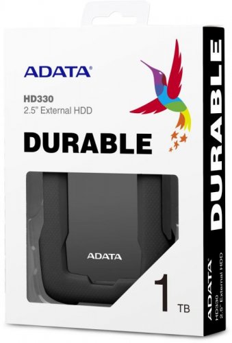 Жесткий диск A-Data USB 3.0 1Tb AHD330-1TU31-CBK HD330 DashDrive Durable 2.5" черный фото 3