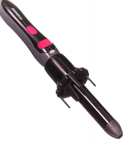 Щипцы Starwind SHE6600 50Вт макс.темп.:210С покрытие:керамическое черный/розовый фото 7