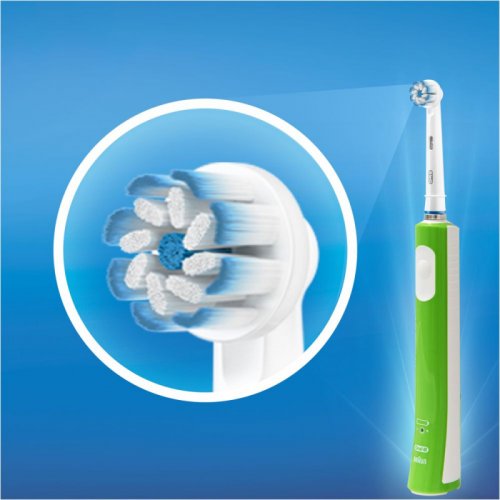 Зубная щетка электрическая Oral-B Junior зеленый/белый фото 6