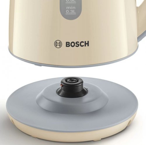 Чайник электрический Bosch TWK7507 1.7л. 2200Вт бежевый/серый (корпус: пластик) фото 4