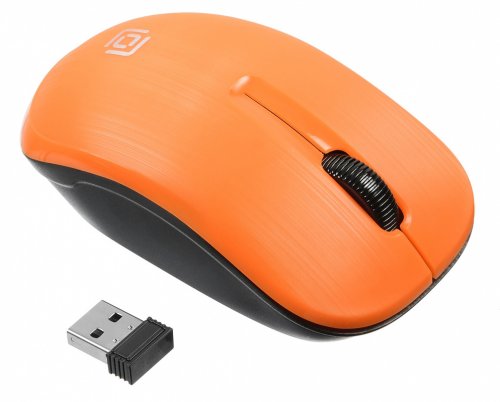 Мышь Оклик 525MW черный/оранжевый оптическая (1000dpi) беспроводная USB для ноутбука (3but) фото 8