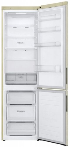 Холодильник LG GA-B509CESL двухкамерный бежевый фото 5