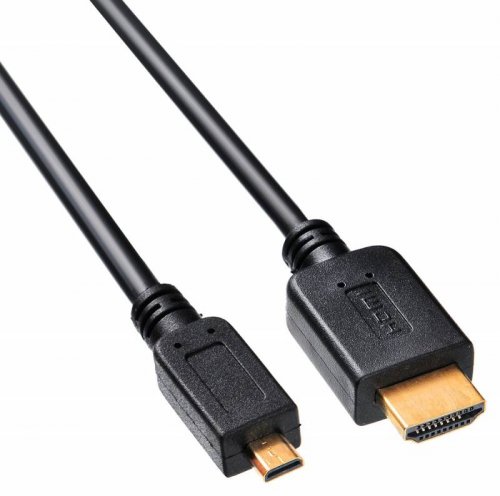 Кабель аудио-видео Buro HDMI 1.4 HDMI (m)/Micro HDMI (m) 3м. черный фото 3