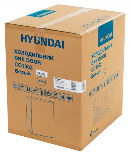 Холодильник Hyundai CO1002 белый (однокамерный) фото 21