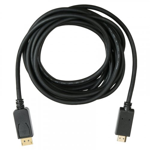 Кабель аудио-видео Buro v. 1.2 DisplayPort (m)/HDMI (m) 5м. Позолоченные контакты черный (BHP DPP_HD фото 4