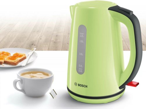 Чайник электрический Bosch TWK7506 1.7л. 2200Вт зеленый/черный (корпус: пластик) фото 2