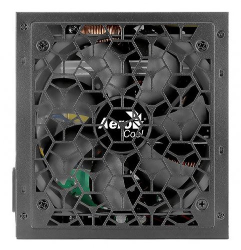 Блок питания Aerocool ATX 600W AERO WHITE 80+ (24+4+4pin) APFC 120mm fan 5xSATA RTL фото 2