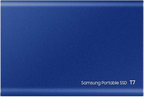 Накопитель SSD Samsung USB-C 2Tb MU-PC2T0H/WW T7 1.8" синий фото 4