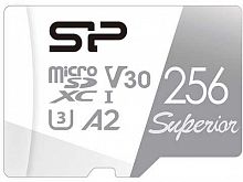 Флеш карта microSDXC 256Gb Class10 Silicon Power SP256GBSTXDA2V20SP Superior + adapter