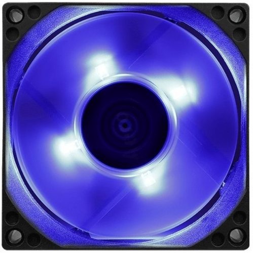 Вентилятор Aerocool Motion 8 Blue-3P 80x80mm 3-pin 25dB 90gr LED Ret фото 2