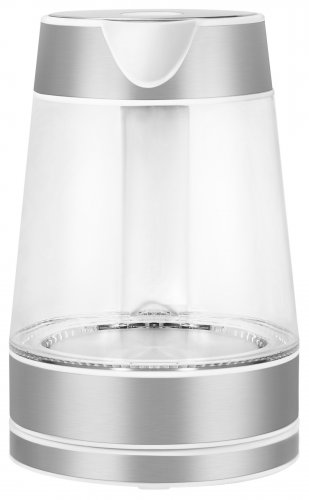 Чайник электрический Starwind SKG2011 1.7л. 2200Вт белый/серебристый (корпус: стекло) фото 5