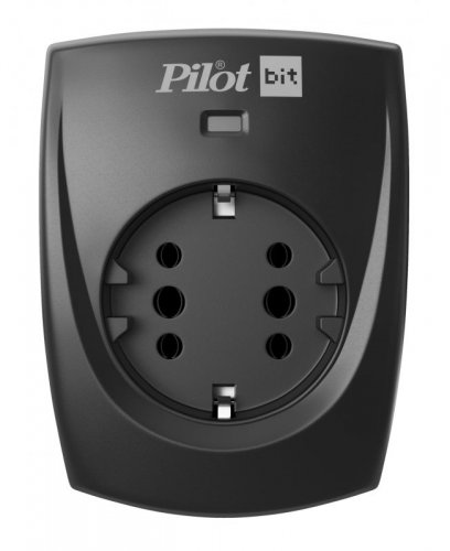 Сетевой фильтр Pilot Bit (1 розетка) черный (коробка) фото 2