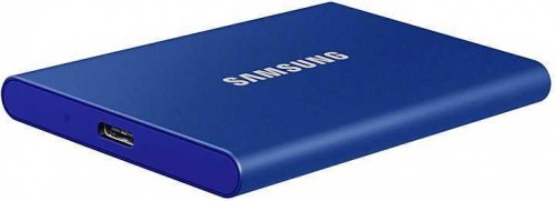 Накопитель SSD Samsung USB-C 2Tb MU-PC2T0H/WW T7 1.8" синий фото 6