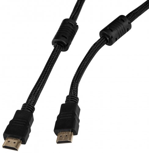 Кабель аудио-видео Buro HDMI (m)/HDMI (m) 2м. феррит.кольца Позолоченные контакты черный (HDMI-V1.4- фото 2