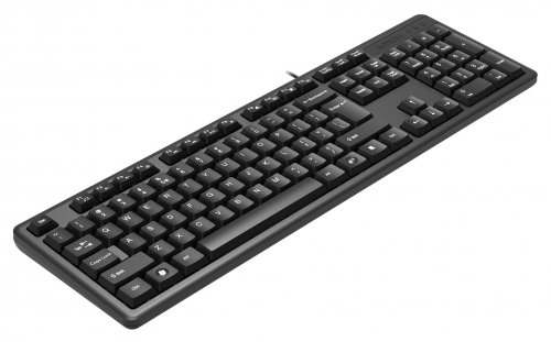 Клавиатура A4Tech KK-3 черный USB фото 3