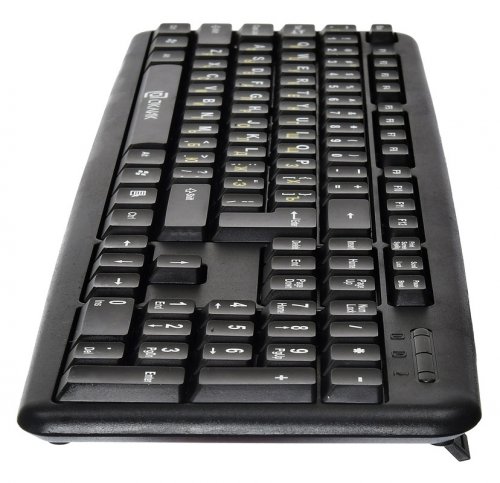 Клавиатура Оклик 130M черный USB фото 7