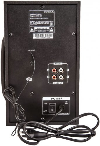 Минисистема Supra SMB-290 черный 60Вт FM USB BT SD фото 3