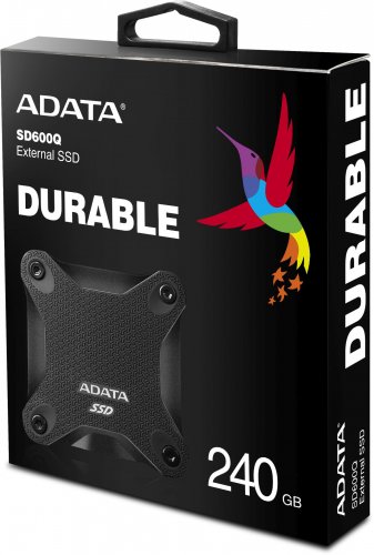 Накопитель SSD A-Data USB 3.0 240Gb ASD600Q-240GU31-CBK SD600Q 1.8" черный фото 4